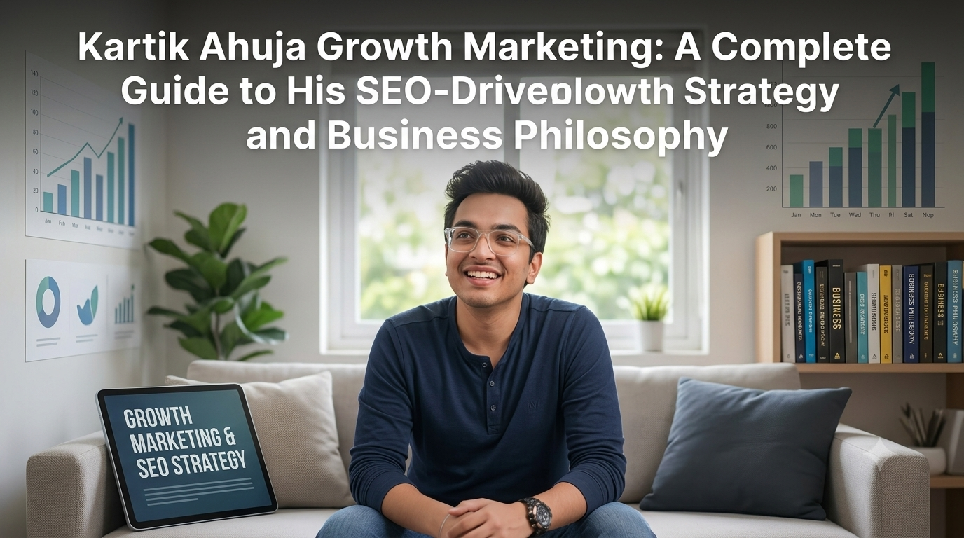 Kartik Ahuja Growth Marketing: A Complete Guide to His SEO-Driven Growth Strategy and Business Philosophy