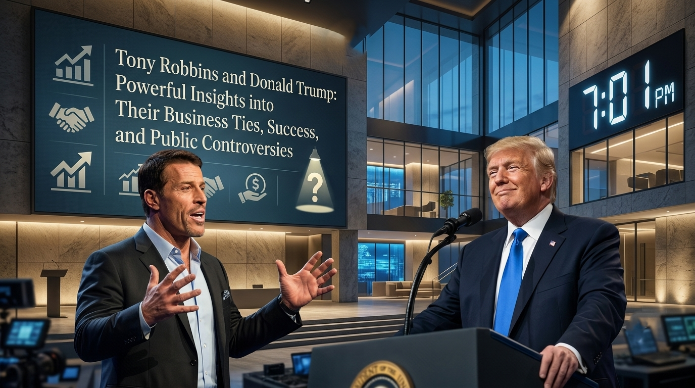 Tony Robbins and Donald Trump: Powerful Insights into Their Business Ties, Success, and Public Controversies